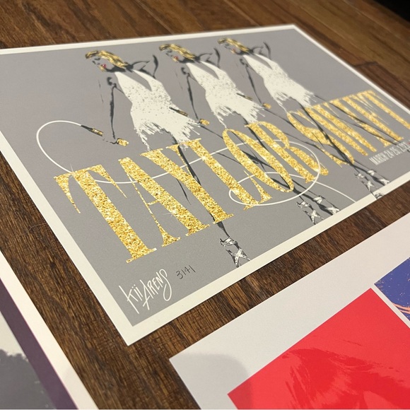 Taylor Swift Eras Tour VIP Box and Las Vegas Numbered Poster. ✨Number 3141✨ - Picture 1 of 7